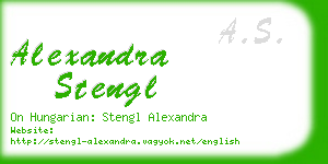 alexandra stengl business card